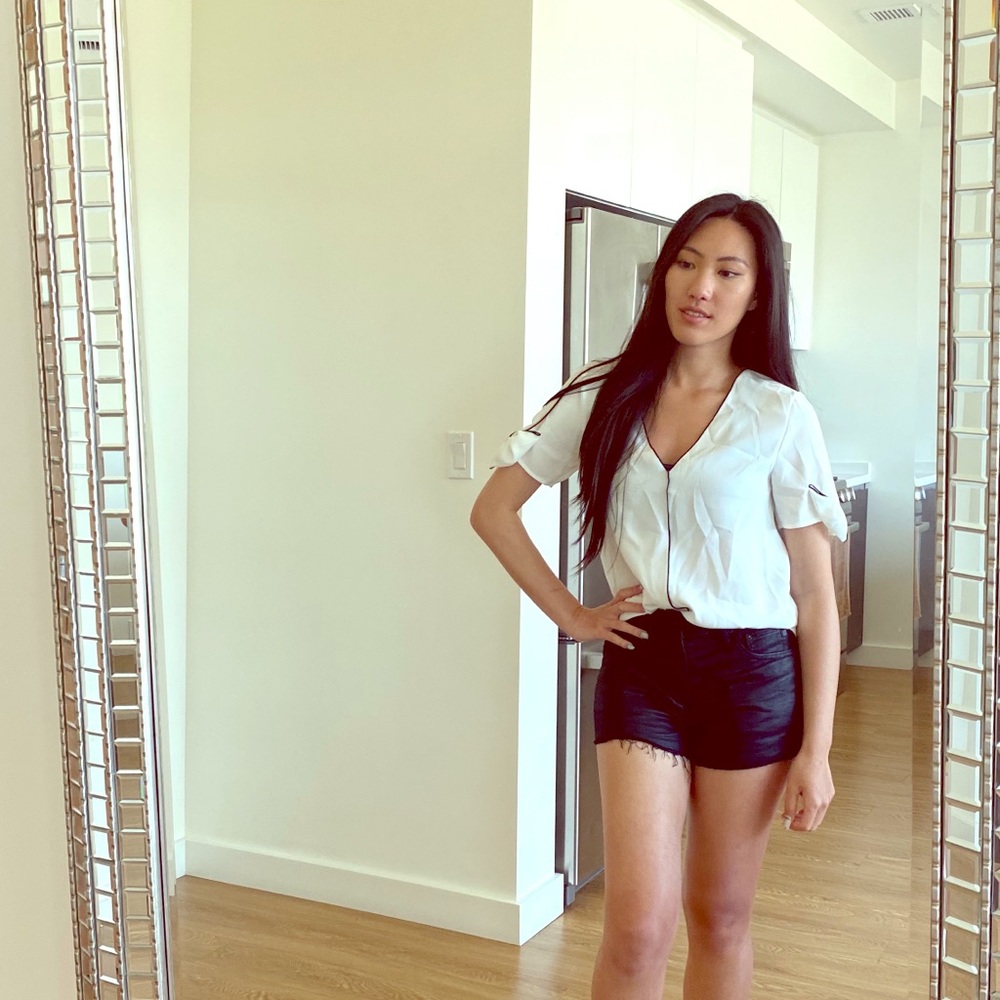 Zara white blouse